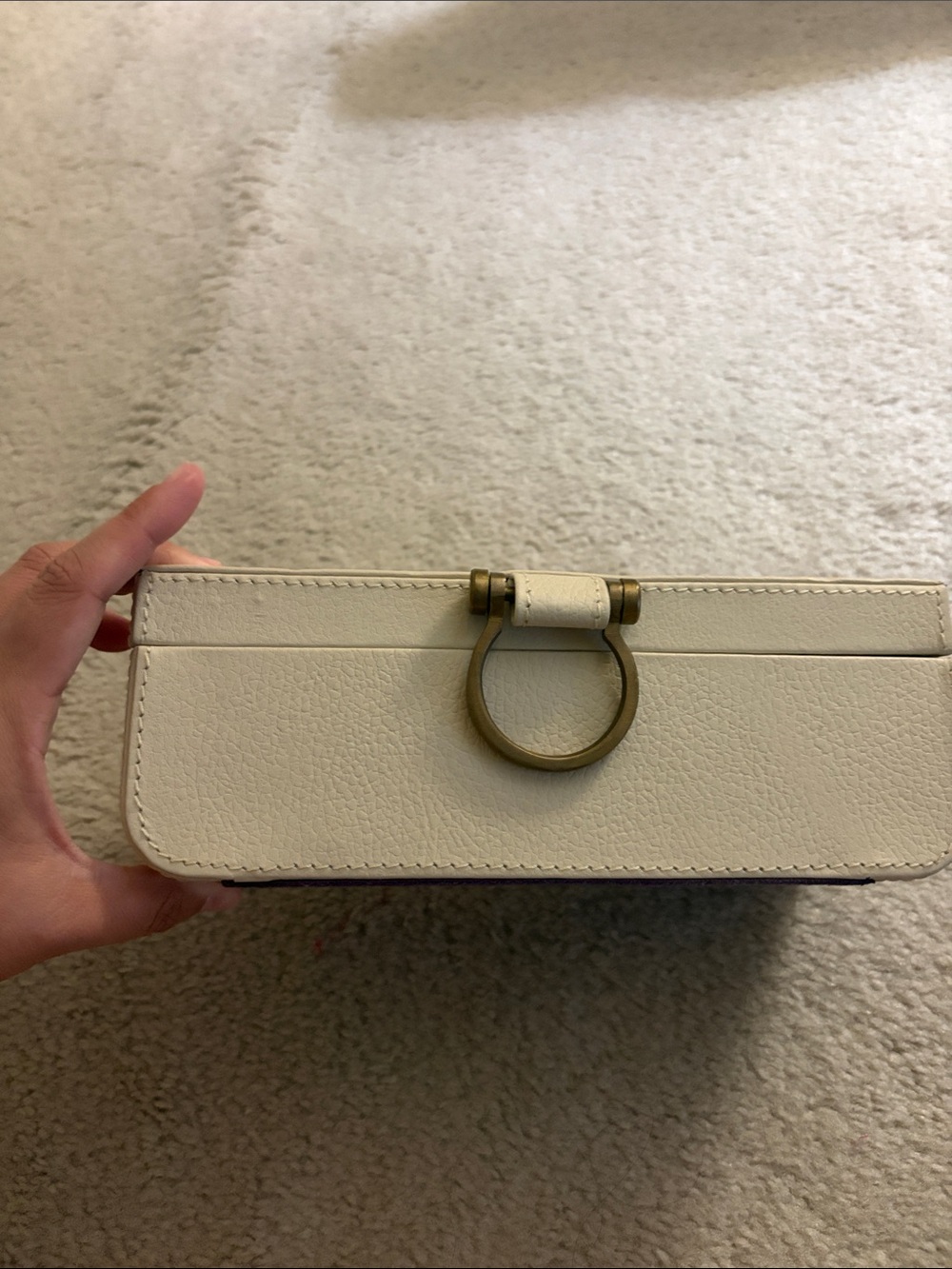 Pottery Barn Cream Jewelry Box - Picture 6 of 12